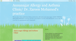 Desktop Screenshot of annanagarallergyclinic.com