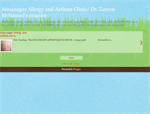 Tablet Screenshot of annanagarallergyclinic.com